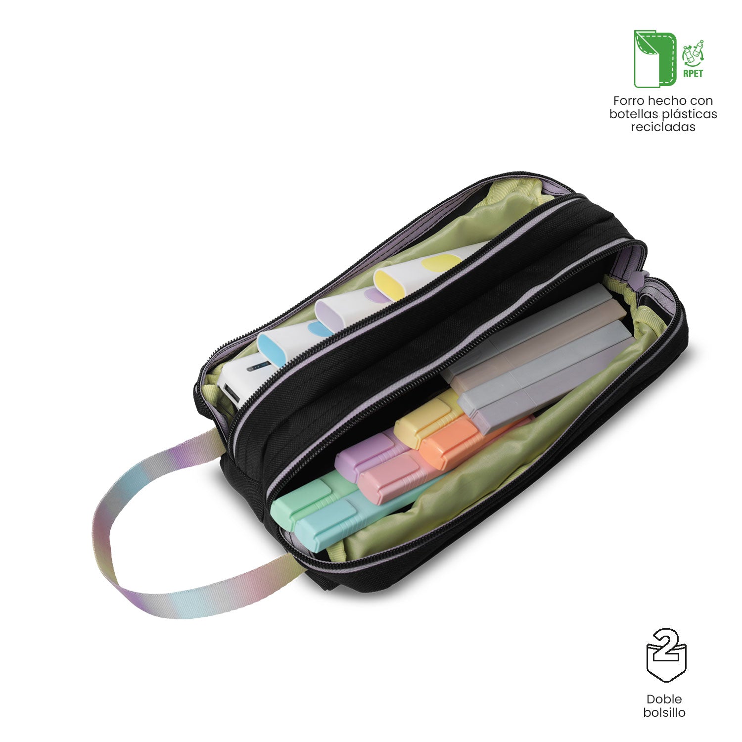 Estuche - Glowing Black