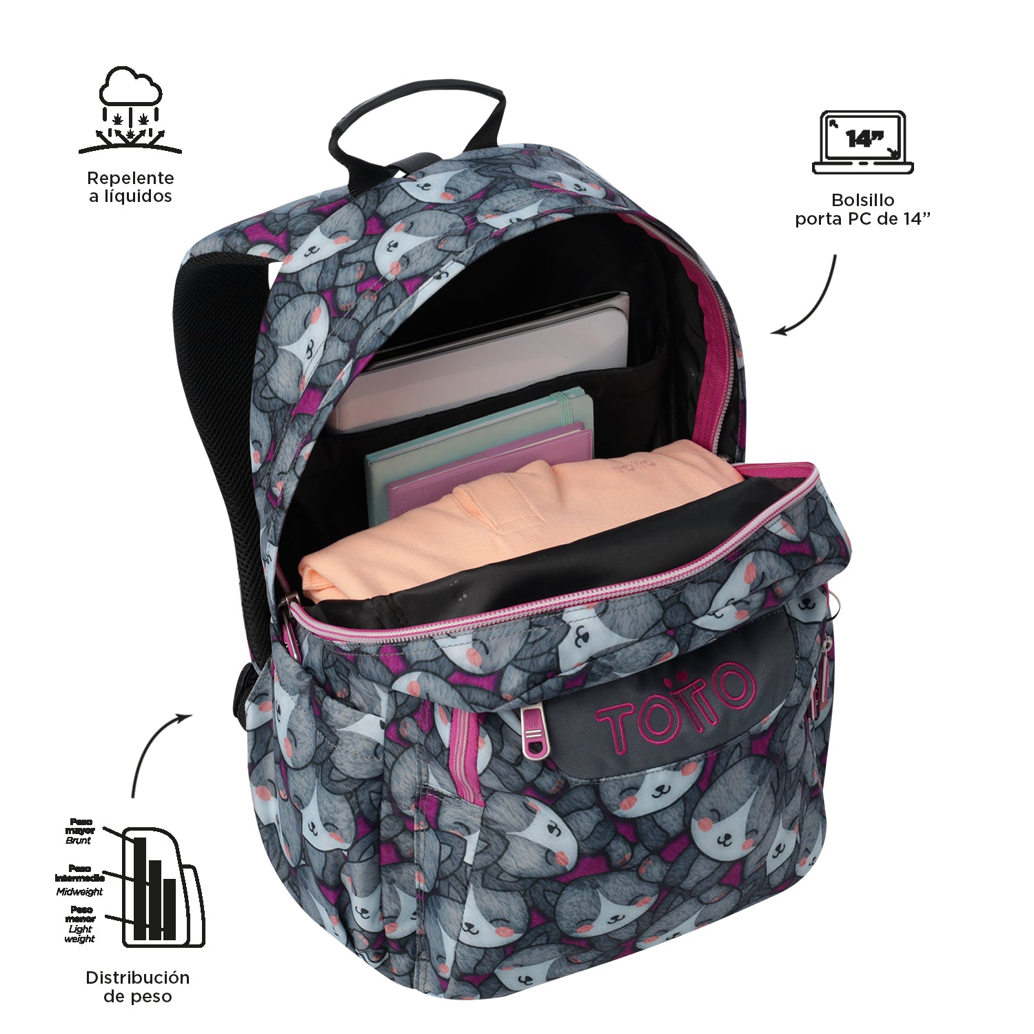 Mochila Acuareles Promo - Adaptable a carro