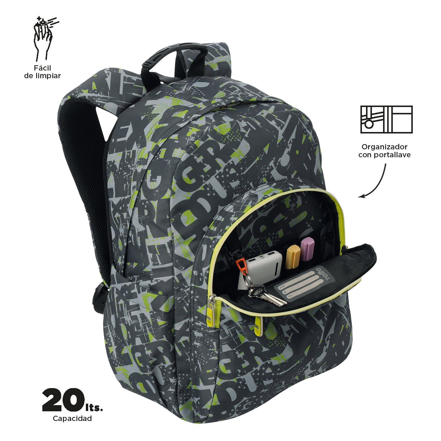 Mochila Acuareles Promo - Adaptable a carro