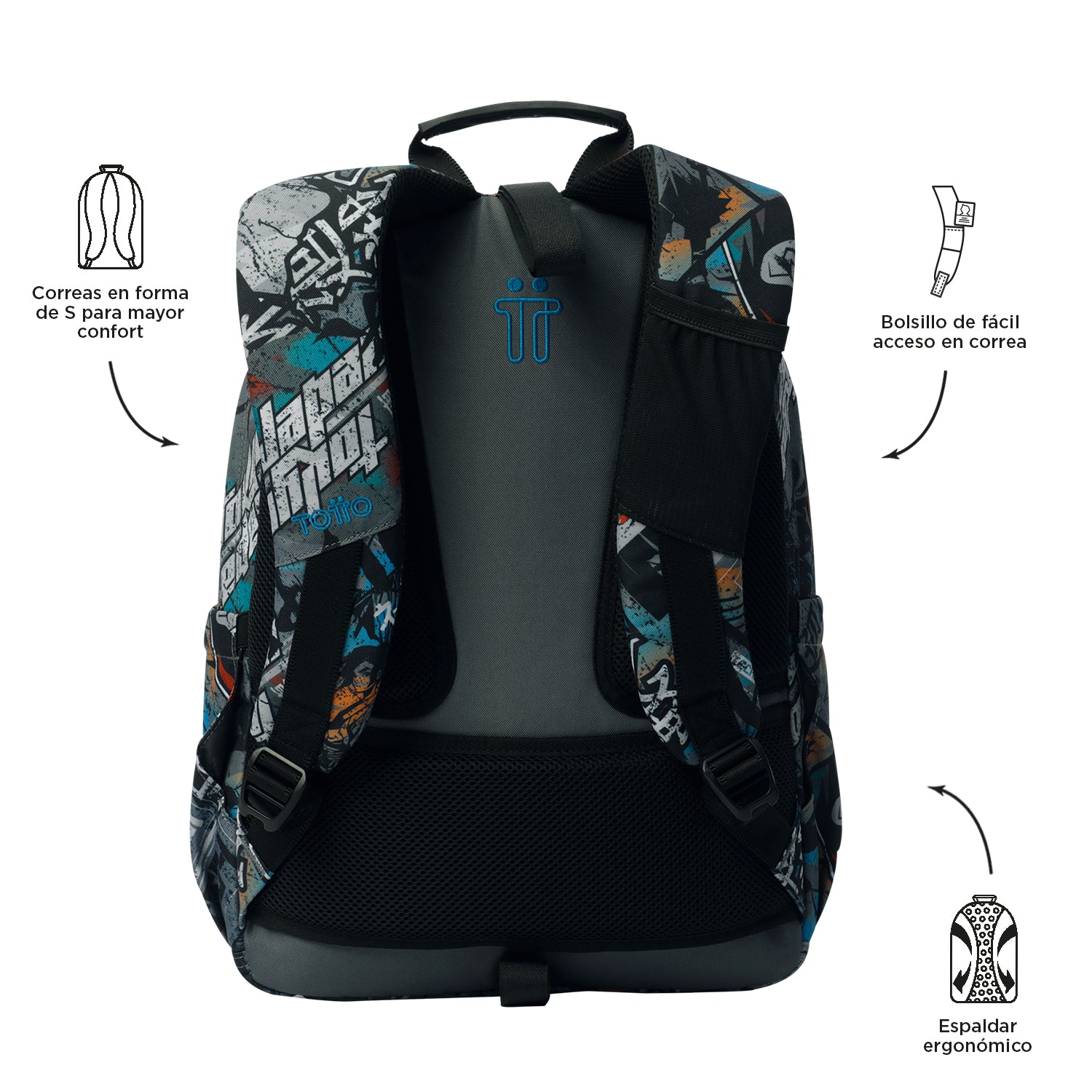 Mochila Acuareles Promo - Adaptable a carro