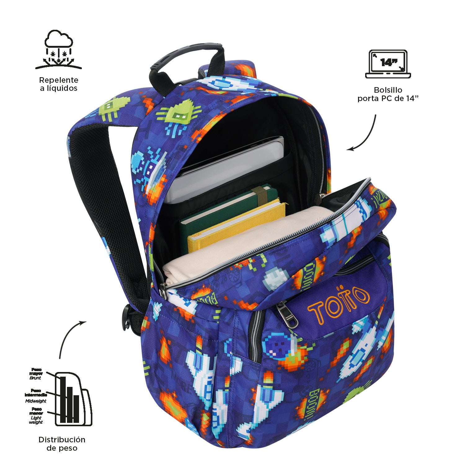 Mochila Acuareles Promo - Adaptable a carro