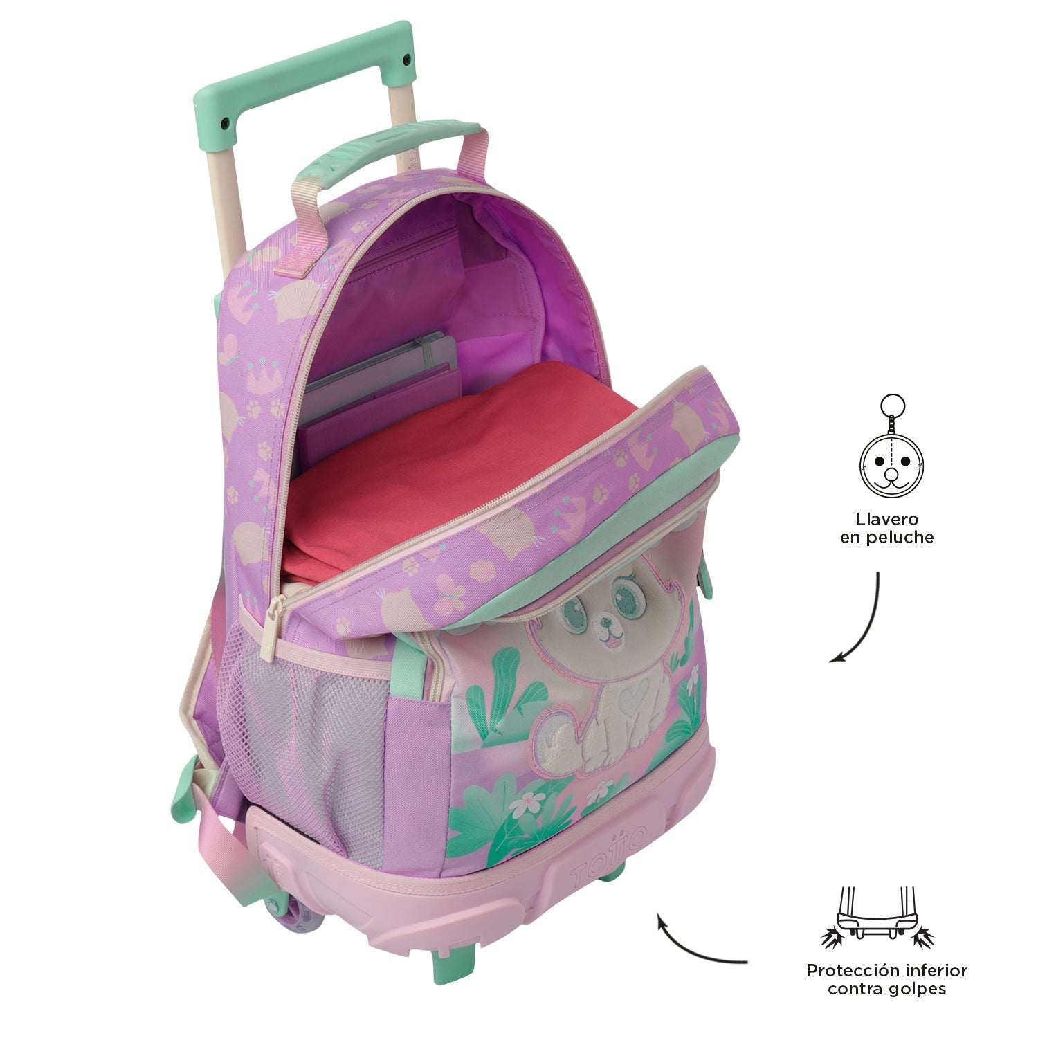 Mochila de ruedas Queen Cat