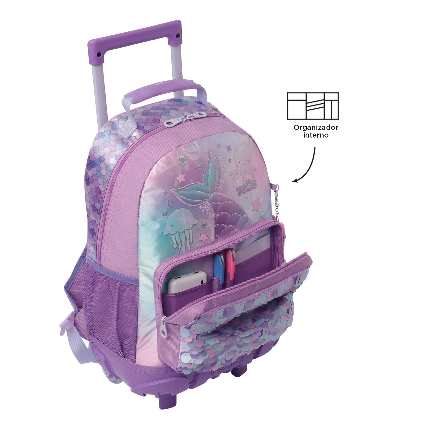 Mochila de ruedas Sireny